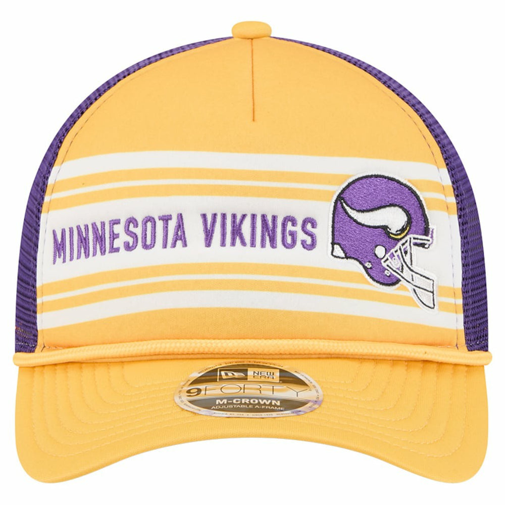 Linear A-Frame 9FORTY Adjustable Hat - Minnesota Vikings Hats