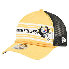 Linear A-Frame 9FORTY Adjustable Hat - Pittsburgh Steelers Hats