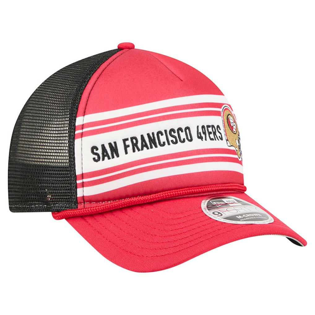 Linear A-Frame 9FORTY Adjustable Hat - San Francisco 49ers Hats