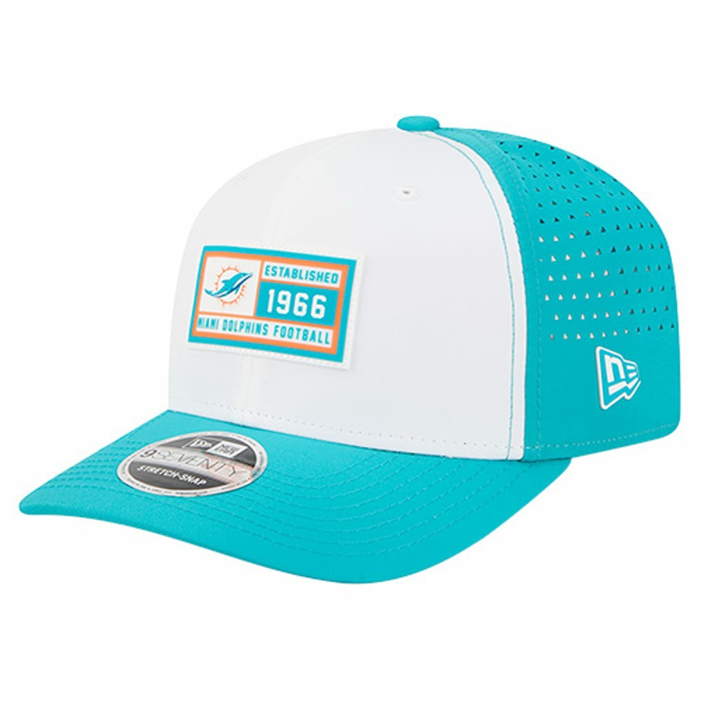Established Patch 9SEVENTY Adjustable Hat - Miami Dolphins Hats