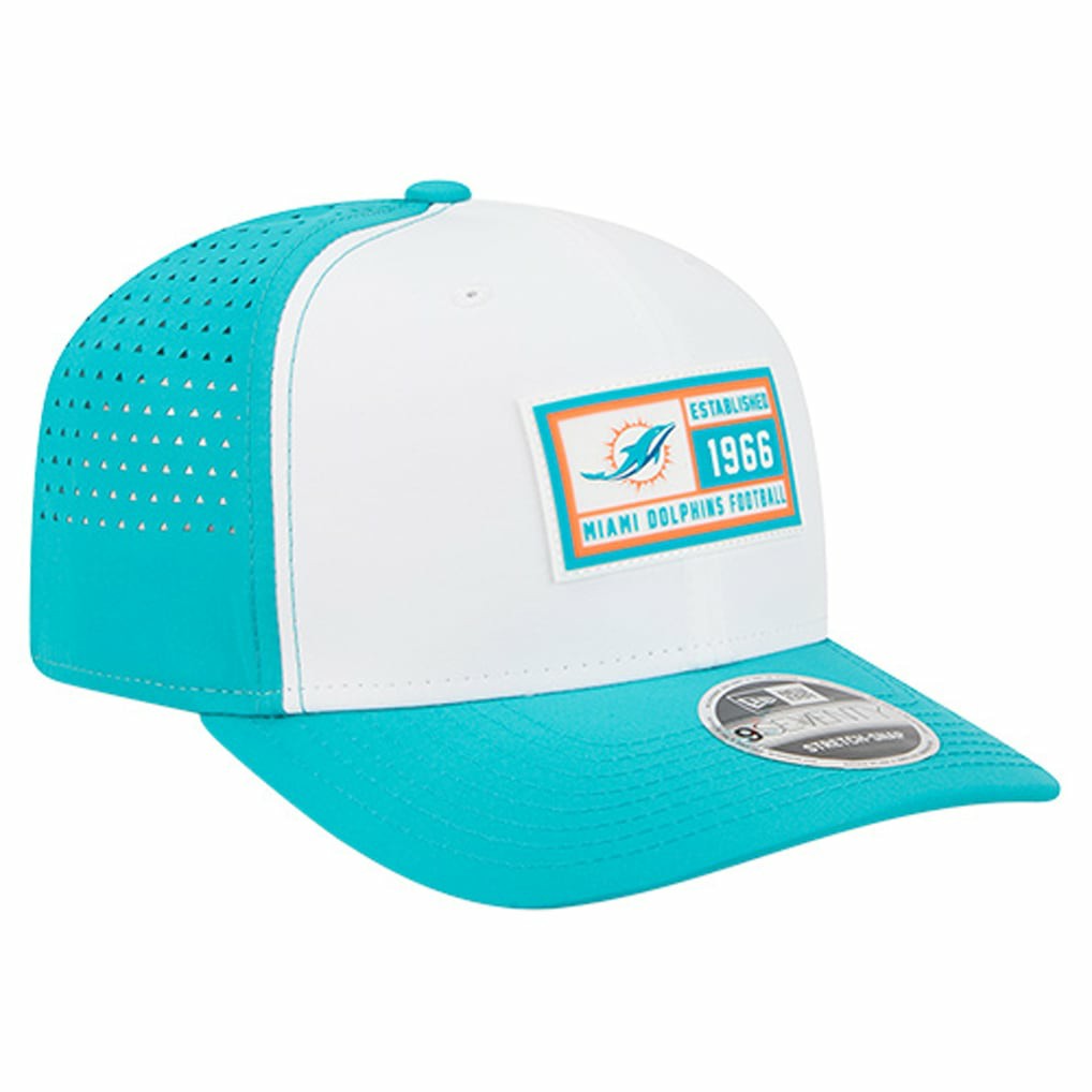 Established Patch 9SEVENTY Adjustable Hat - Miami Dolphins Hats