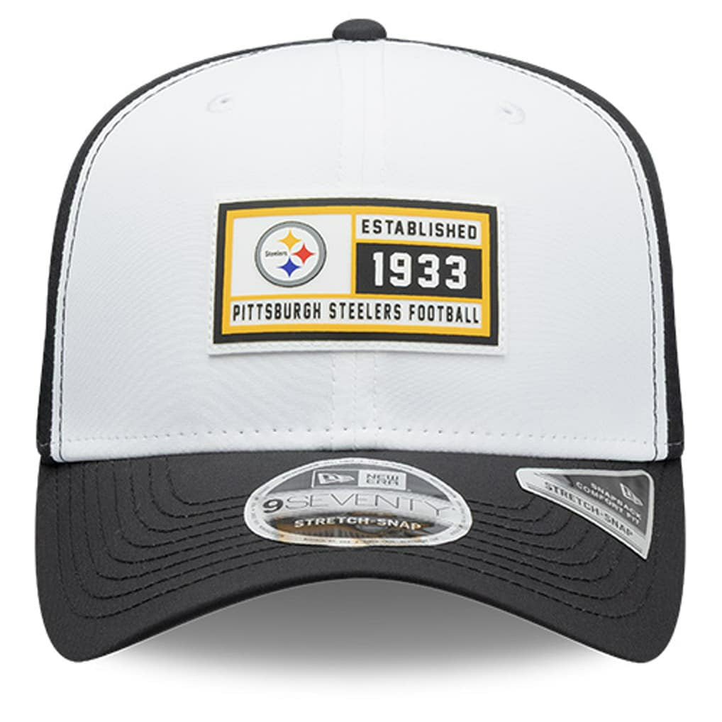 Established Patch 9SEVENTY Adjustable Hat - Pittsburgh Steelers Hats