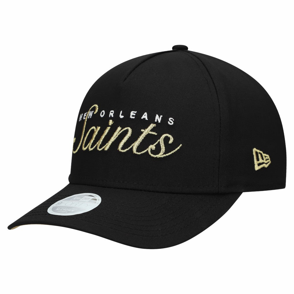 Women's Metallic 9FORTY M-Crown A-Frame Adjustable Hat - New Orleans Saints Hats