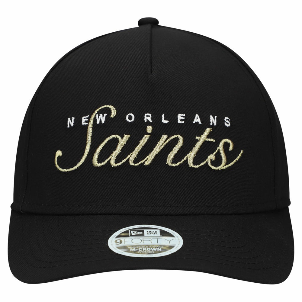 Women's Metallic 9FORTY M-Crown A-Frame Adjustable Hat - New Orleans Saints Hats