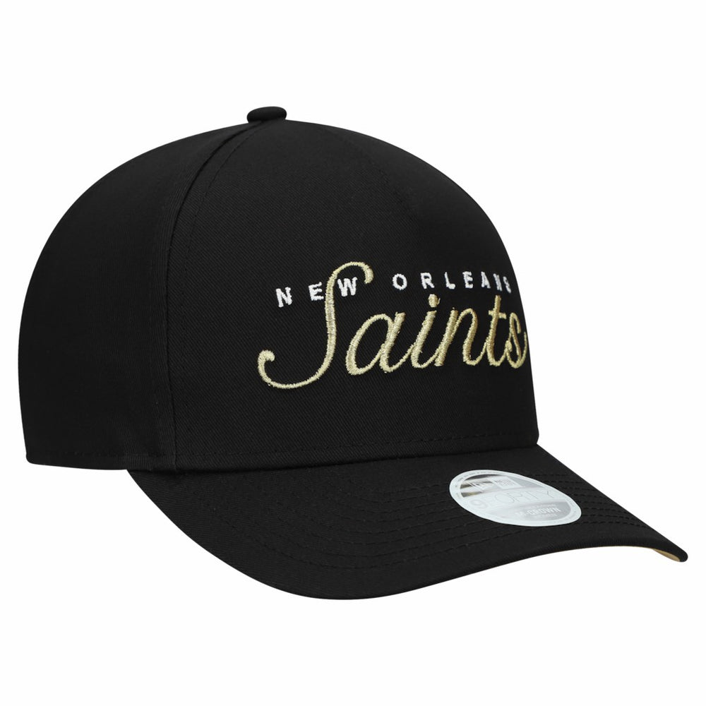 Women's Metallic 9FORTY M-Crown A-Frame Adjustable Hat - New Orleans Saints Hats