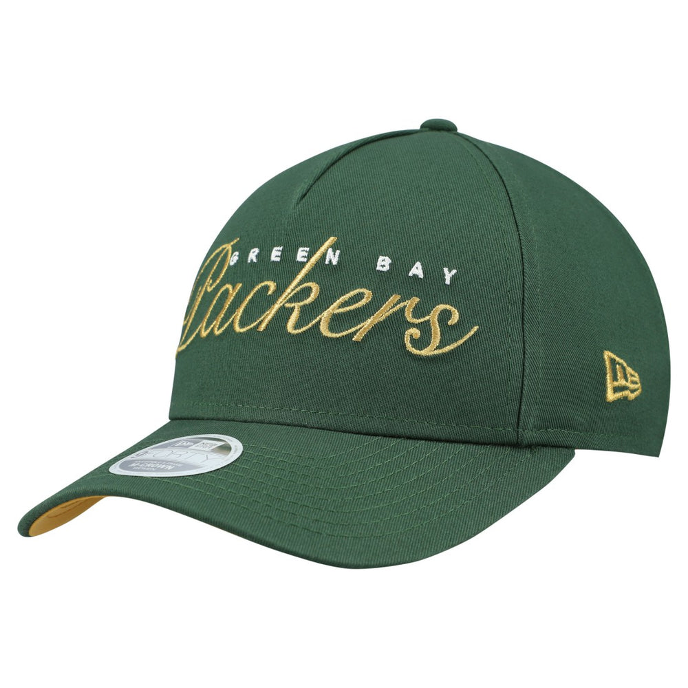 Women's Metallic 9FORTY M-Crown A-Frame Adjustable Hat - Green Bay Packers Hats