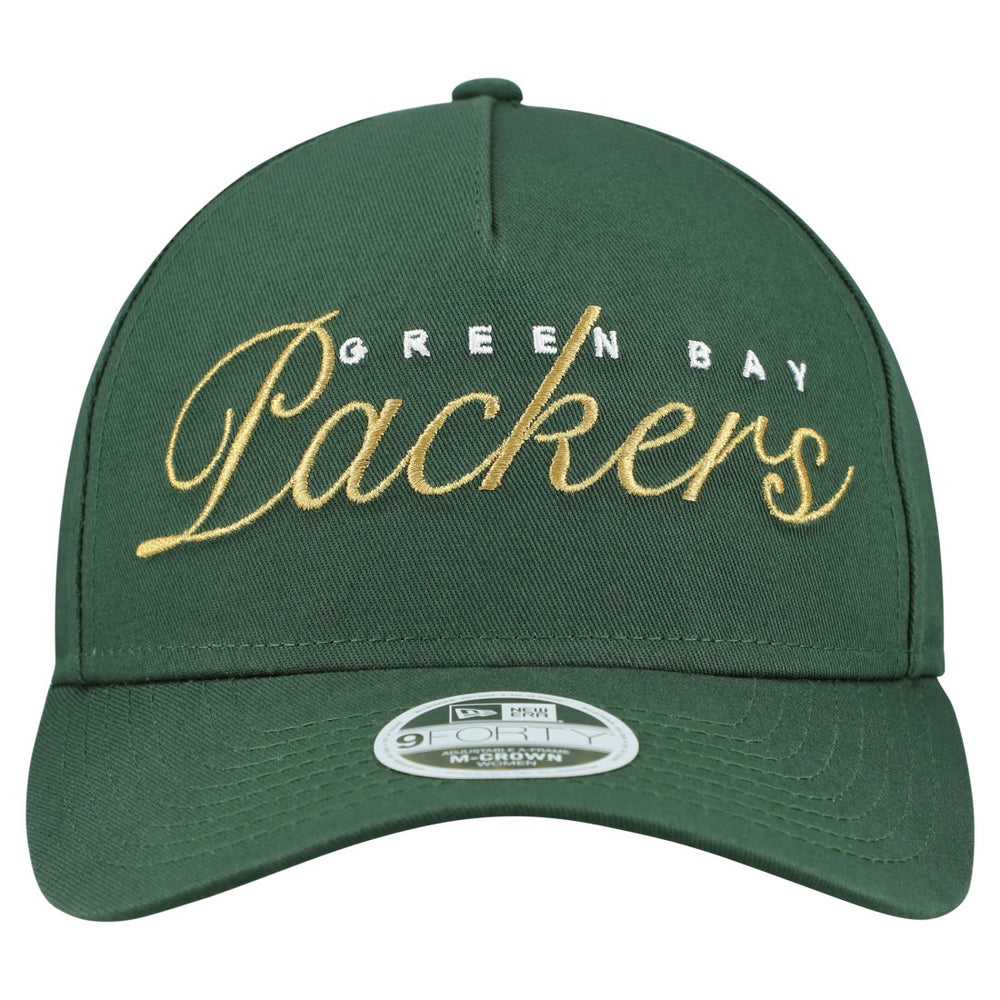Women's Metallic 9FORTY M-Crown A-Frame Adjustable Hat - Green Bay Packers Hats