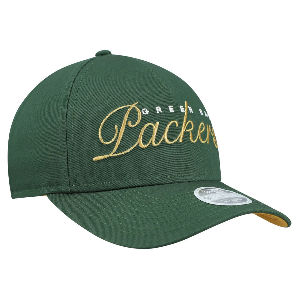 Women's Metallic 9FORTY M-Crown A-Frame Adjustable Hat - Green Bay Packers Hats