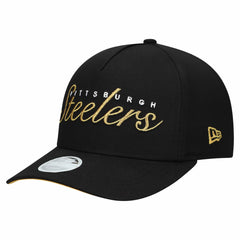 Women's Metallic 9FORTY M-Crown A-Frame Adjustable Hat - Pittsburgh Steelers Hats