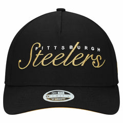Women's Metallic 9FORTY M-Crown A-Frame Adjustable Hat - Pittsburgh Steelers Hats