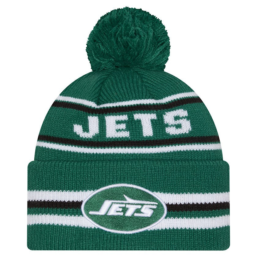 Classic Cuffed Knit Hat with Pom - New York Jets Hats