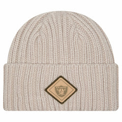 Logo Applique Cuffed Knit Hat - Las Vegas Raiders Hats