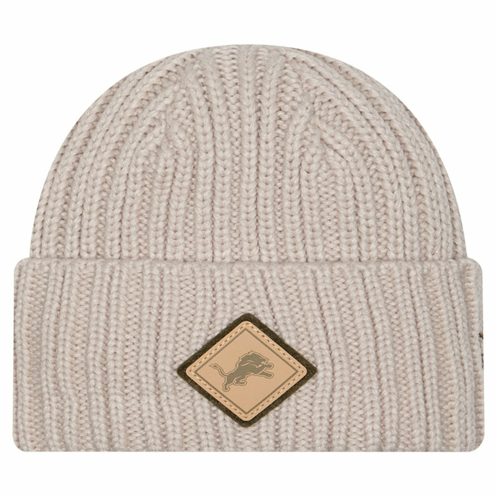 Logo Applique Cuffed Knit Hat - Detroit Lions Hats