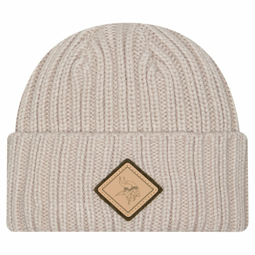 Logo Applique Cuffed Knit Hat - Minnesota Vikings Hats