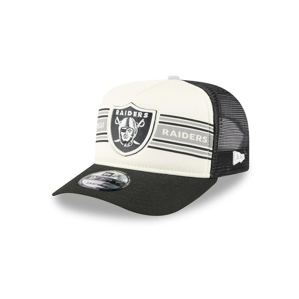 Banner A-Frame 9FIFTY Trucker Snapback Hat - Las Vegas Raiders Hats