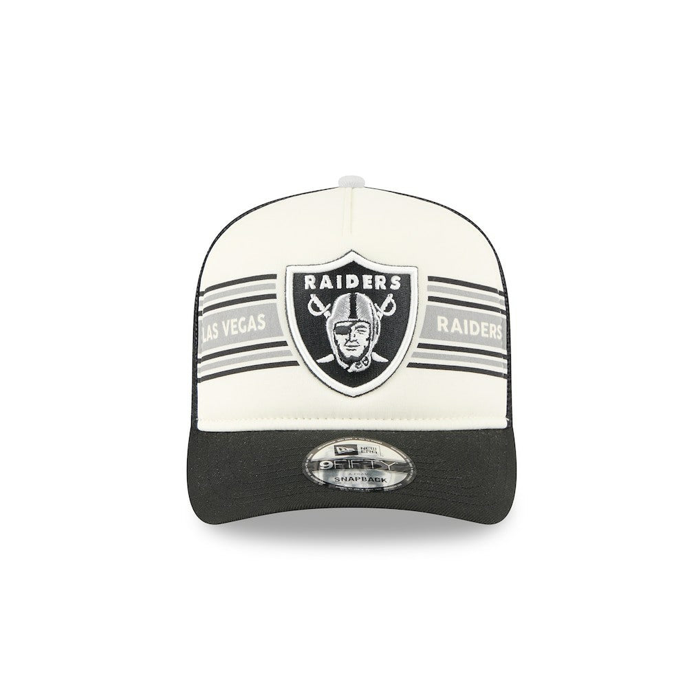 Banner A-Frame 9FIFTY Trucker Snapback Hat - Las Vegas Raiders Hats