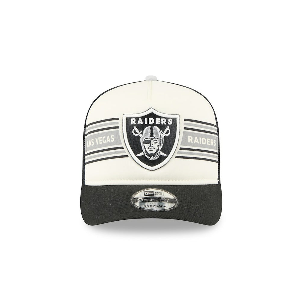 Banner A-Frame 9FIFTY Trucker Snapback Hat - Las Vegas Raiders Hats
