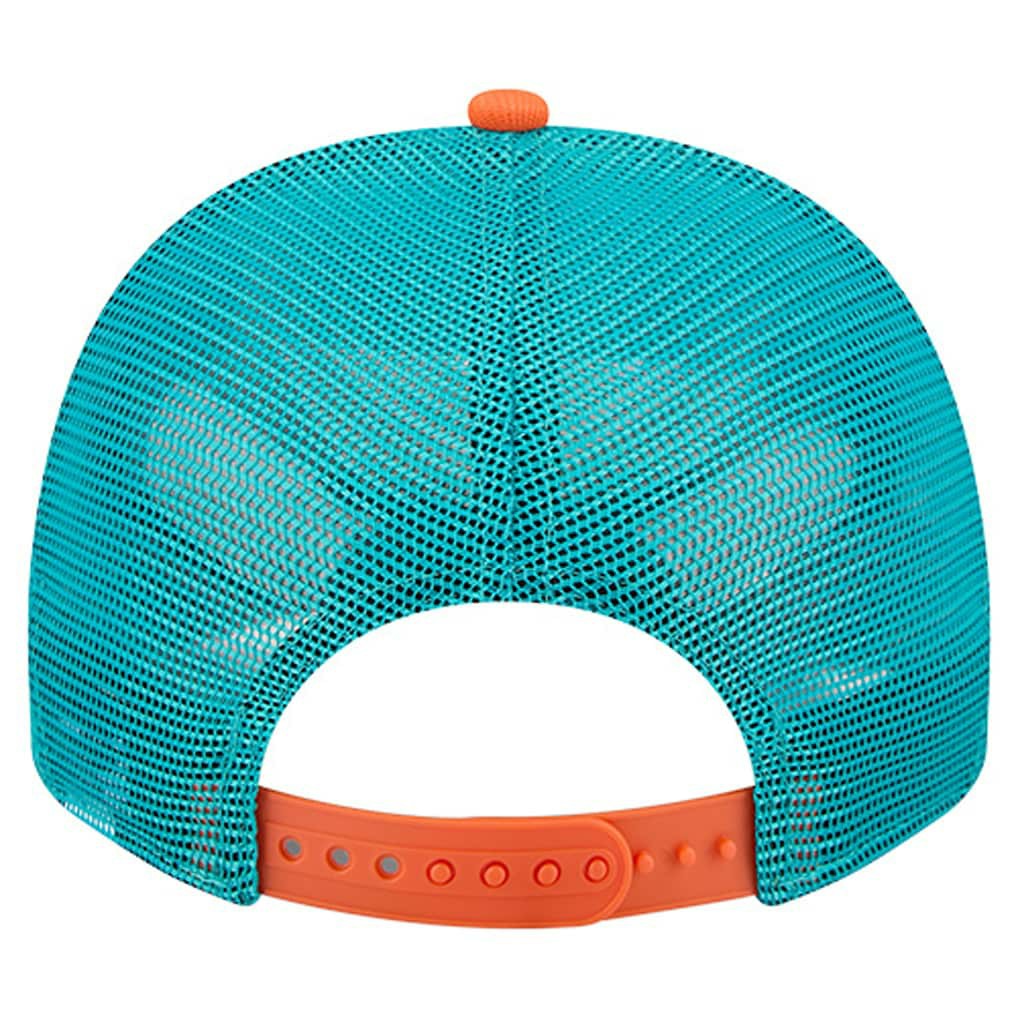 Banner A-Frame 9FIFTY Trucker Snapback Hat - Miami Dolphins Hats