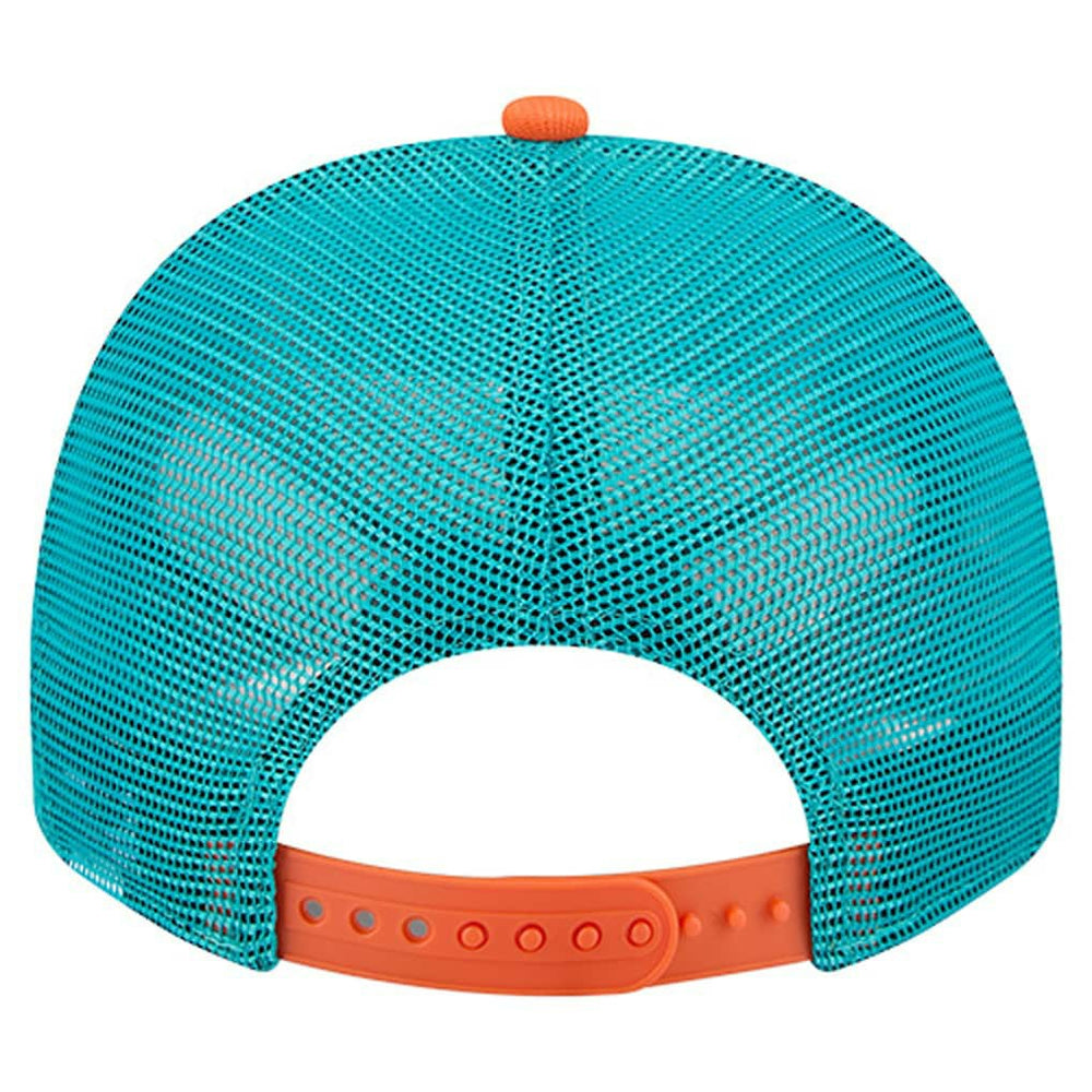 Banner A-Frame 9FIFTY Trucker Snapback Hat - Miami Dolphins Hats