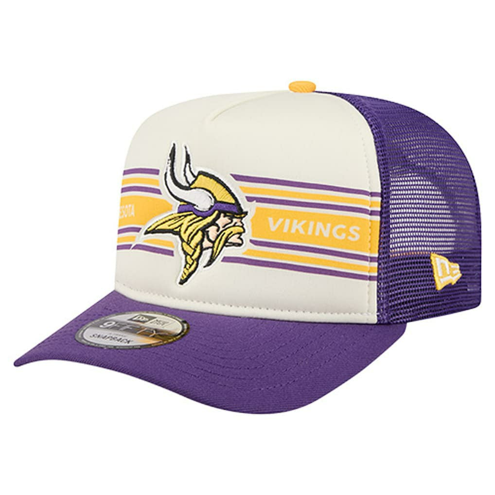Banner A-Frame 9FIFTY Trucker Snapback Hat - Minnesota Vikings Hats