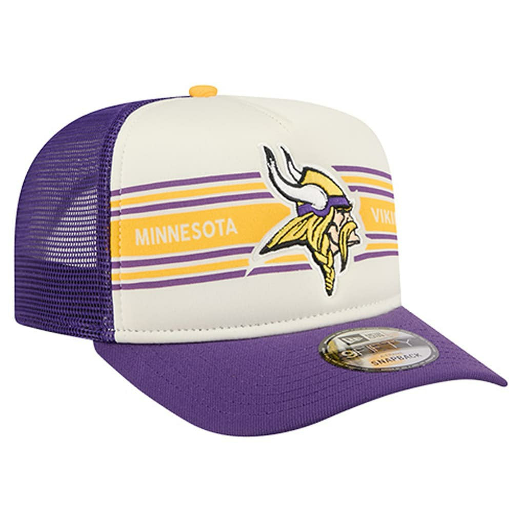 Banner A-Frame 9FIFTY Trucker Snapback Hat - Minnesota Vikings Hats