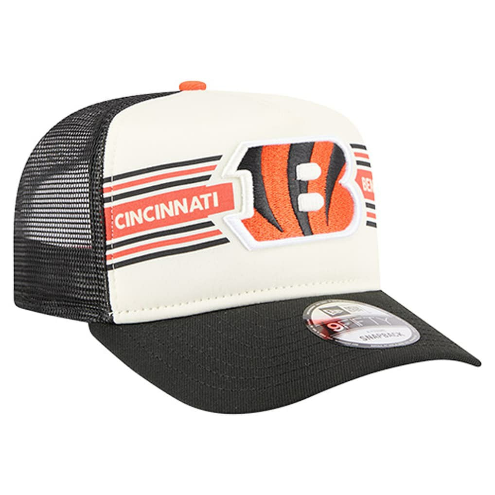 Banner A-Frame 9FIFTY Trucker Snapback Hat - Cincinnati Bengals Hats