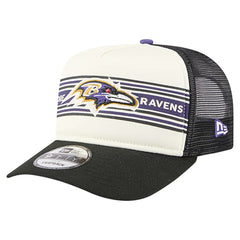 Banner A-Frame 9FIFTY Trucker Snapback Hat - Baltimore Ravens Hats