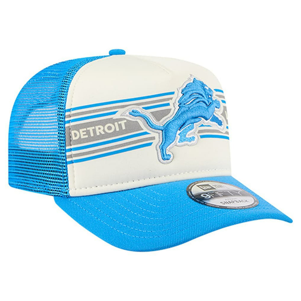 Banner A-Frame 9FIFTY Trucker Snapback Hat - Detroit Lions Hats