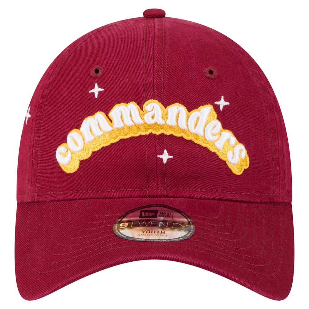 Girls Youth Cheer 9TWENTY Adjustable Hat - Washington Commanders Hats