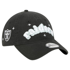 Girls Youth Cheer 9TWENTY Adjustable Hat - Las Vegas Raiders Hats