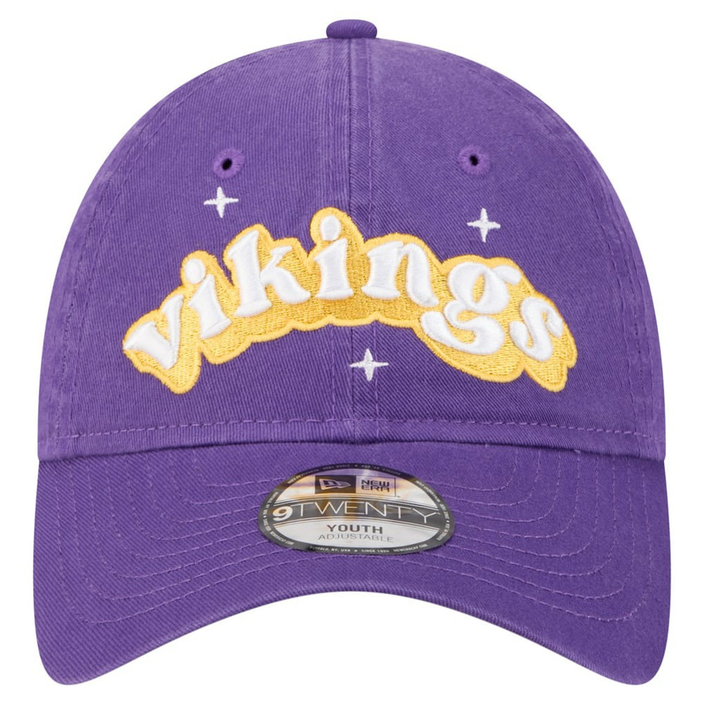 Girls Youth Cheer 9TWENTY Adjustable Hat - Minnesota Vikings Hats