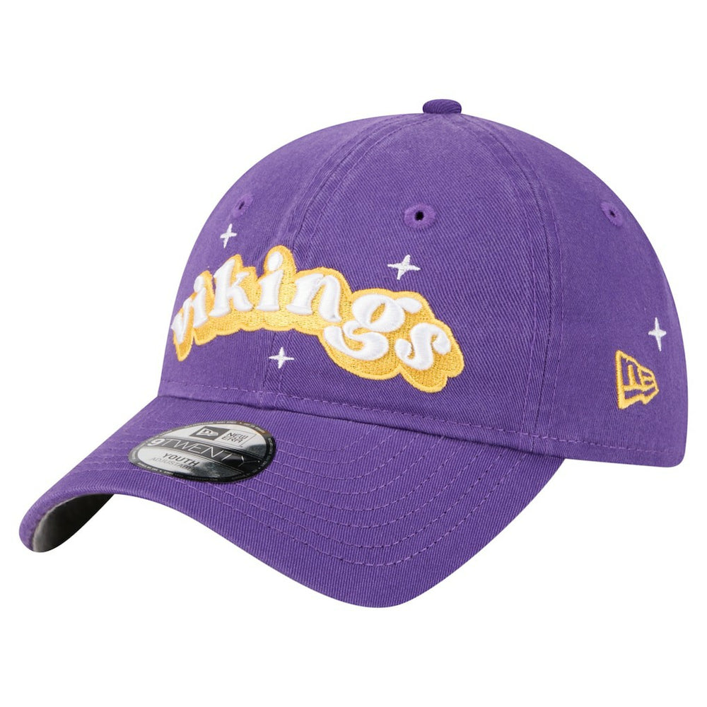 Girls Youth Cheer 9TWENTY Adjustable Hat - Minnesota Vikings Hats