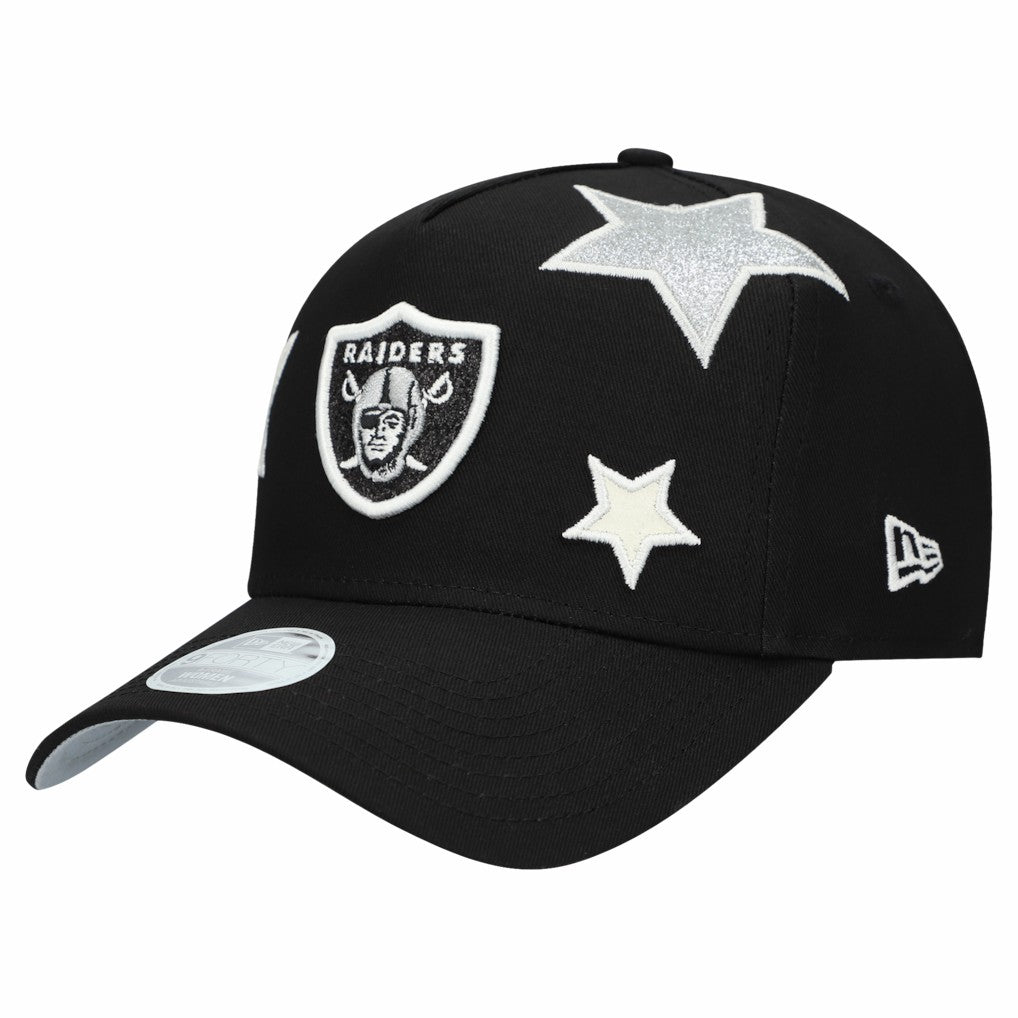 Women's Stardom A-Frame 9FORTY Adjustable Hat - Las Vegas Raiders Hats