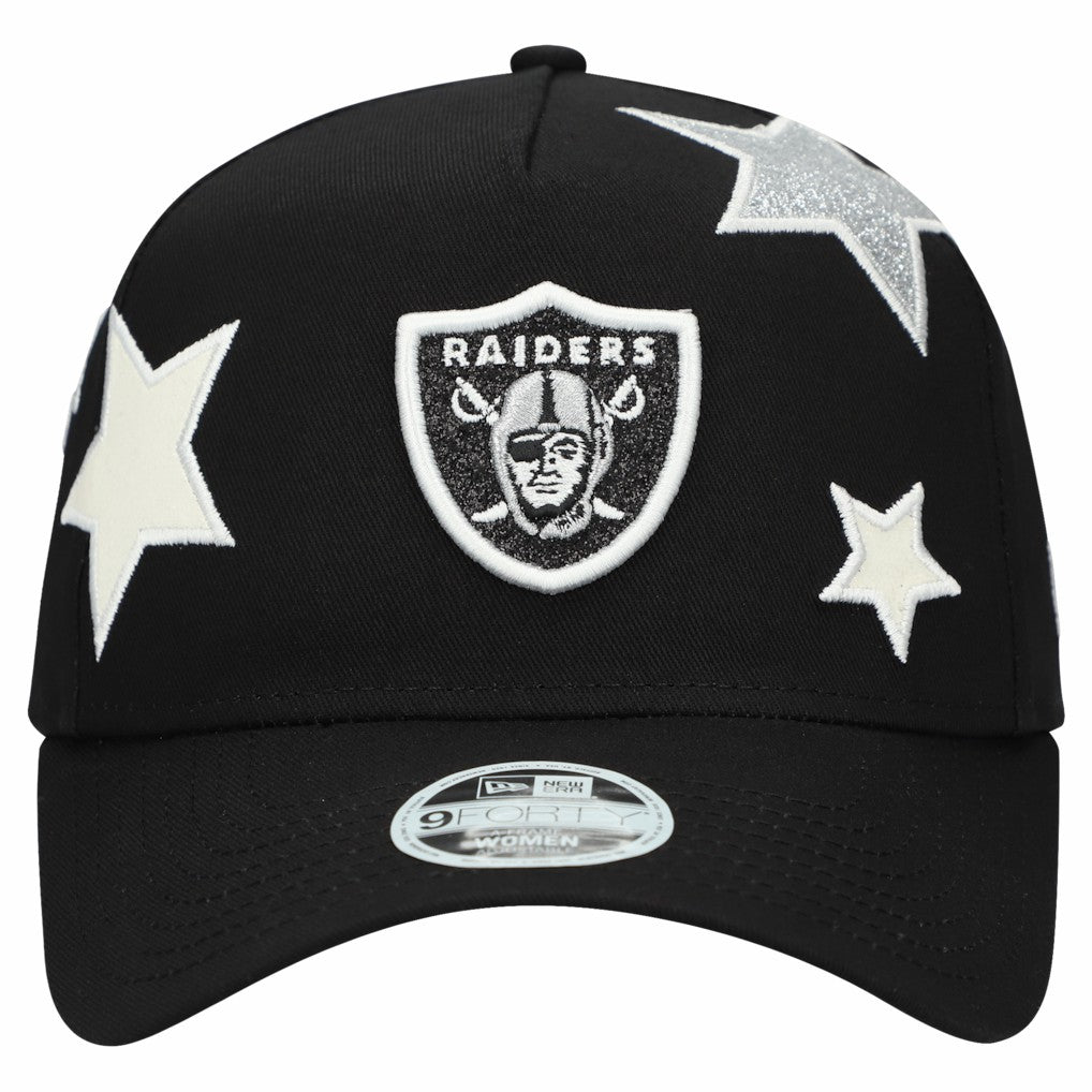 Women's Stardom A-Frame 9FORTY Adjustable Hat - Las Vegas Raiders Hats