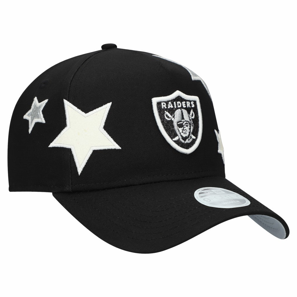 Women's Stardom A-Frame 9FORTY Adjustable Hat - Las Vegas Raiders Hats