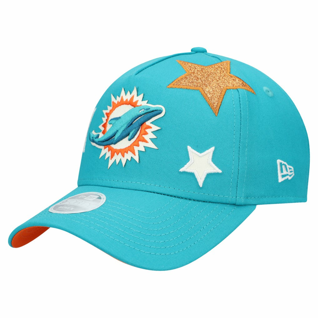 Women's Stardom A-Frame 9FORTY Adjustable Hat - Miami Dolphins Hats