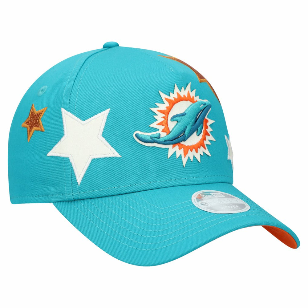 Women's Stardom A-Frame 9FORTY Adjustable Hat - Miami Dolphins Hats