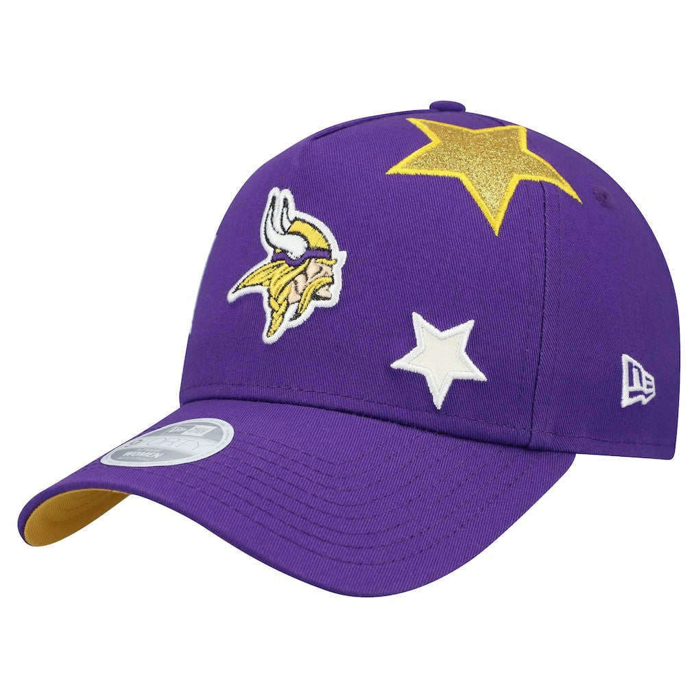 Women's Stardom A-Frame 9FORTY Adjustable Hat - Minnesota Vikings Hats