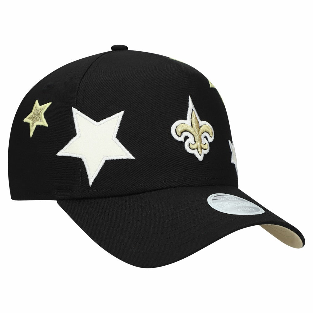Women's Stardom A-Frame 9FORTY Adjustable Hat - New Orleans Saints Hats