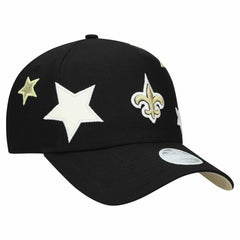 Women's Stardom A-Frame 9FORTY Adjustable Hat - New Orleans Saints Hats