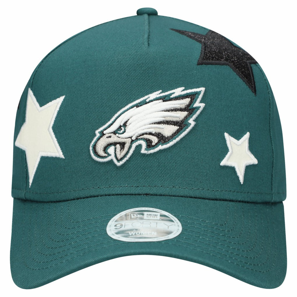 Women's Stardom A-Frame 9FORTY Adjustable Hat - Philadelphia Eagles Hats