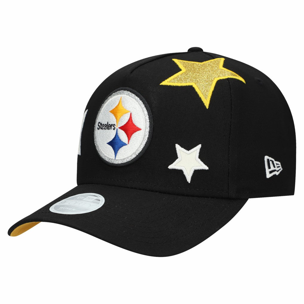 Women's Stardom A-Frame 9FORTY Adjustable Hat - Pittsburgh Steelers Hats