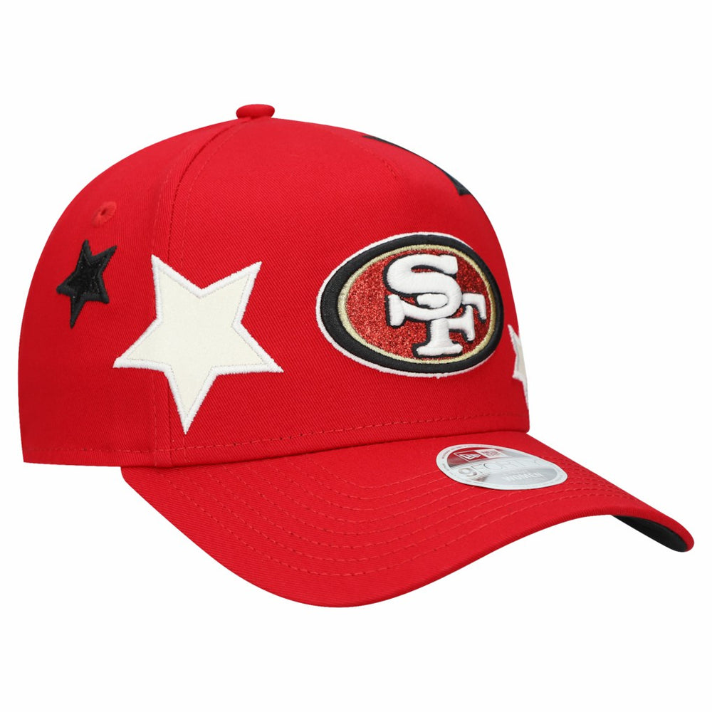 Women's Stardom A-Frame 9FORTY Adjustable Hat - San Francisco 49ers Hats