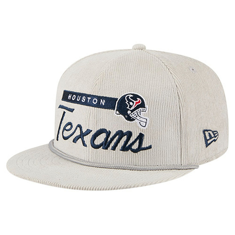 Cord Rope Corduroy 9FIFTY Snapback Hat - Houston Texans Hats