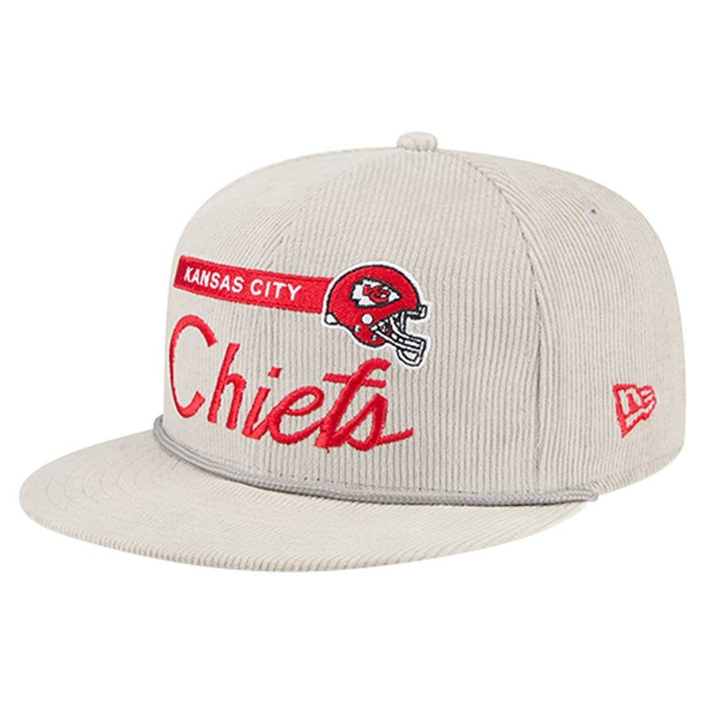Cord Rope Corduroy 9FIFTY Snapback Hat - Kansas City Chiefs Hats
