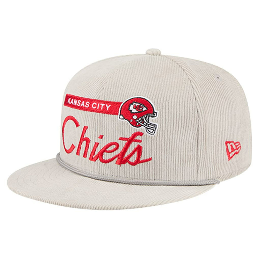 Cord Rope Corduroy 9FIFTY Snapback Hat - Kansas City Chiefs Hats