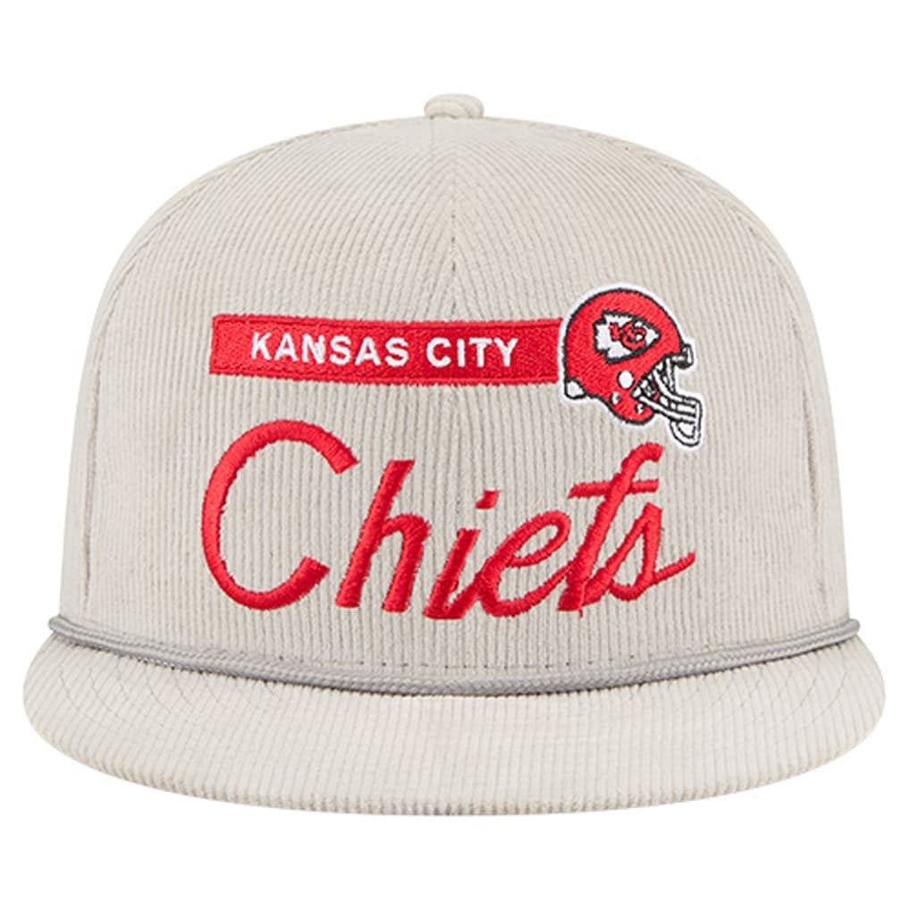 Cord Rope Corduroy 9FIFTY Snapback Hat - Kansas City Chiefs Hats