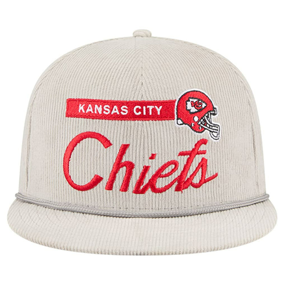 Cord Rope Corduroy 9FIFTY Snapback Hat - Kansas City Chiefs Hats