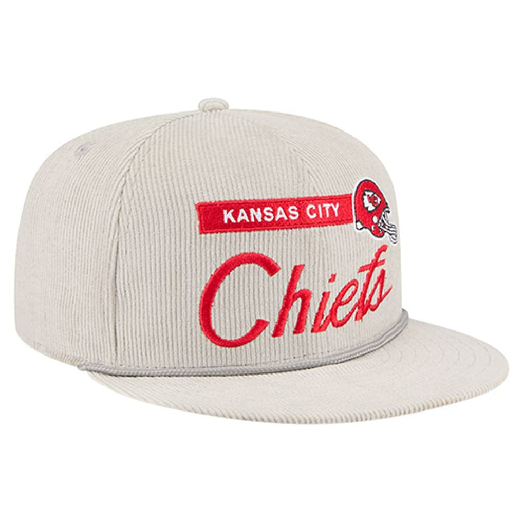 Cord Rope Corduroy 9FIFTY Snapback Hat - Kansas City Chiefs Hats