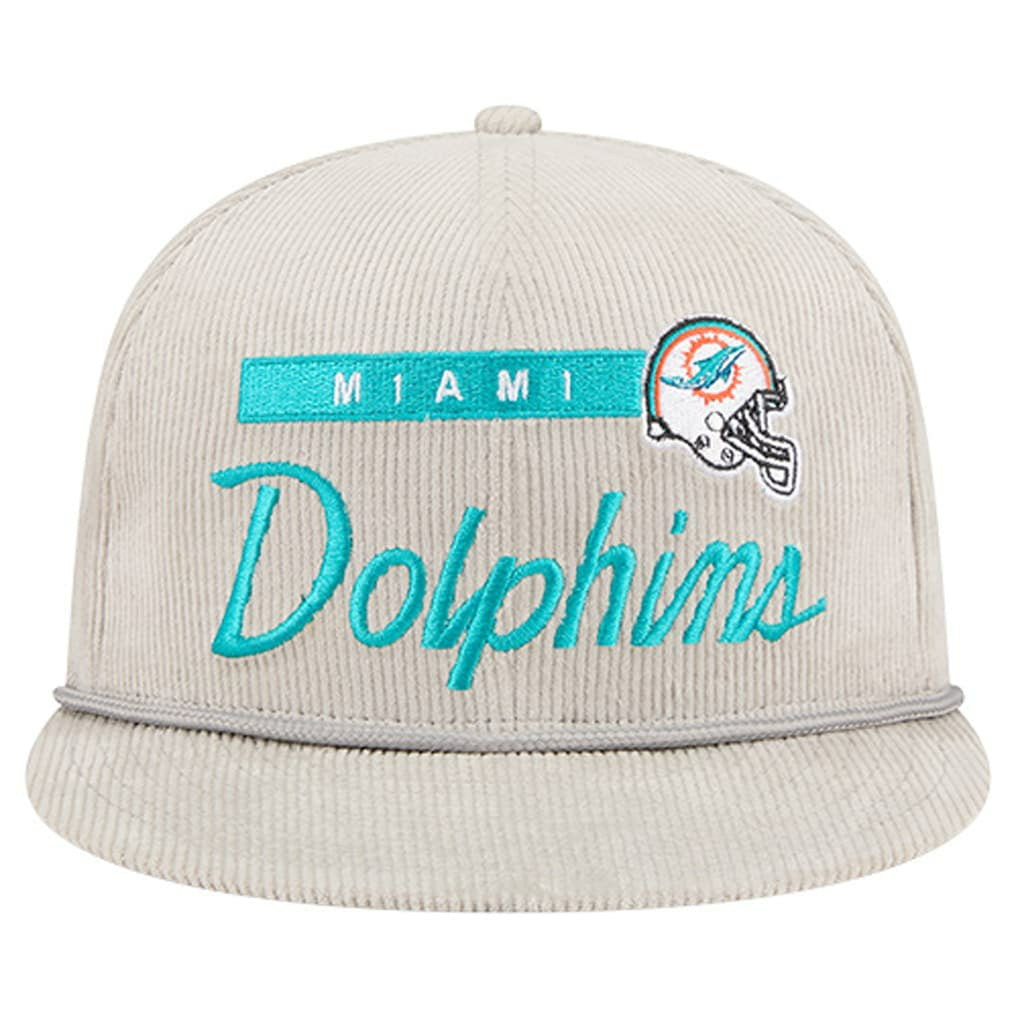 Cord Rope Corduroy 9FIFTY Snapback Hat - Miami Dolphins Hats
